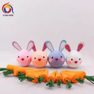2026 Easter Bunny Egg Carrot Paper Surprise Ball with Toys for Kids-Diwali & Thanksgiving Edition Handmade Eco-friendly