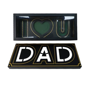Wholesale Father Day Gift Set Rectangular Flower Box Dad Gift Box for Father's Day