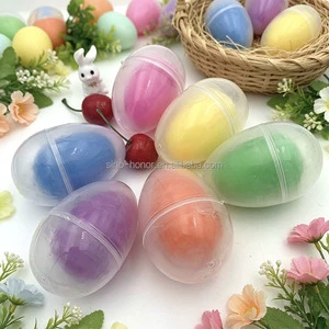 Luxury Easter Eggs & Plastic Eggs in All Kinds of Colors 6.2x4.2cm Gravure Printed for Easter Decorations