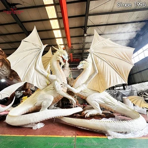 Hot Selling Animatronics Halloween Decoration Life Size Dragon