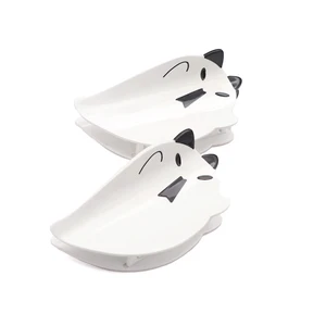 CANYUAN Halloween Theme White Ghost Splicing Acetate Hair Claw Clip 9.8cm Custom Pattern Cute Little Ghost Claw Clip Wholesale