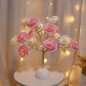 New Led Rose Tree Lamp Room Valentine's Day Romantic Decoration Proposal Wedding Bedside Lamp DECOR LED Night LIGHT
