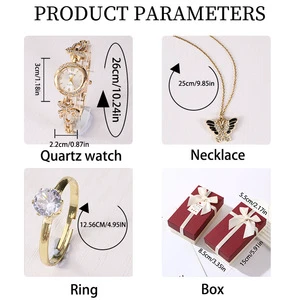 Festival Valentine's Day Gift Set: Watch, Necklace, Ring, Earrings, Accessories, Gifts for Valentine's Day and Christmas