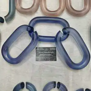 The Customization resin Chain links very big size and clear colors multi colors resin big links available