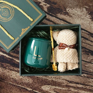 Customised Unique Promotional Coffee/Tea Mug Gift Set Logo Printing for Christmas Father's Day Mother's Day Thanksgiving Chinese