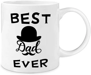 Best Dad Ever Coffee Mug Father's Day Dad Birthday Gifts Ceramic Coffee Mug Tea Cup Customize Your Text
