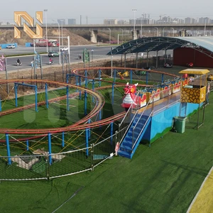 Nova Rides Entertainment Fairground Roller Coaster For Sale Outdoor Mini Roller Coaster For Sale 16 Seats Dragon Roller-coaster