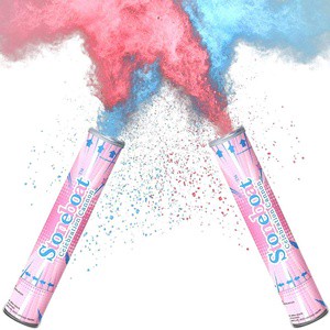 2022 Newest Product Confetti Cannon Holi Colour Powder Running Corn Flour Color Smoke Cannons