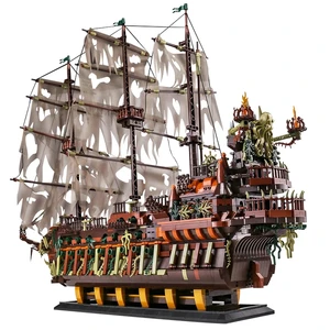 For Mould King 13138 Flying Dutchman Model DIY Plastic Block Set Kids Movie Star Ship Building Toys