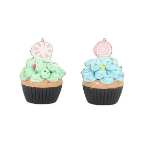 New Arrival Christmas Tree Clay Ornaments 3-Inch Cartoon Christmas Cake Decoration Christmas Tree Ornaments