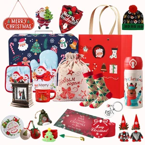 Gift Box New Year, Christmas Day Companion Enterprise Business Promotion Men and Women Customized Logo Umbrella Fan 2 Gifts Set/