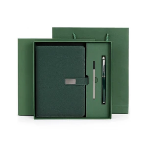 2025 Custom Office Notebook Pen Set Corporate Business Gifts for Father's Day Promotional Conference Items
