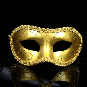 Promotional Mask Venetian Masquerade Party Wedding Decoration Party Fancy Dress Party Mask of Coloured Drawing or Pattern