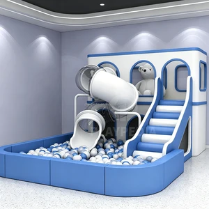 Soft Play Frame With Trampoline For Kids Small Indoor Playground For School & Shopping Mall