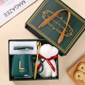 Customized Logo Christmas Celebration Father's Day Gift Set Water Cup Mug for Wedding Ceremony Accompaniment Personalized Gift