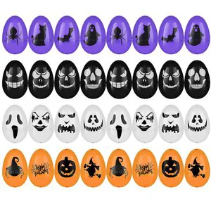 PARTYMENT Customizable Halloween Horror Ghost Easter Egg Painting Kit for Kids DIY Craft Party Favors Holiday Festive Gifts