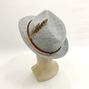 Factory Direct Sell German Hat Alpine Bavarian Oktoberfest Hat for Adult Oktoberfest Costume