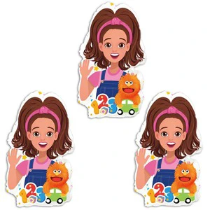 New Products 2026 Hot Selling English Teacher Designed Mylar Helium Ms Rachel Foil Balloon for Back to School Party Decorations