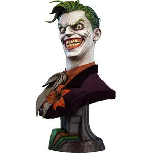 Resin Life Size Ferocious Features Bust Statue For Collection And Sale