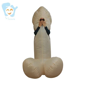 Funny Adult Holiday Cosplay Halloween Costumes Adult Inflatable Penis Costume