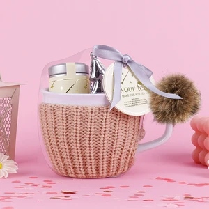 BespritGift Icy Elegance Tea & Mug Set New Year Gift Wedding Favors Valentines Day Gift Set for Gifting Moms Women Birthday
