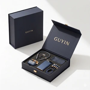 Custom Printed No Product Luxury Vacuum Cup Notebook Executive Business Promotional Gift Set Anniversary Corporate Paper Box
