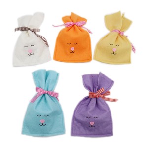 Manufacturer Wholesale Easter Decoration Many Color Easter Rabbit Bag Decoration