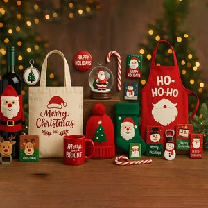 Luxury Christmas Gift Sets Premium Promotional Gift Custom Logo Holiday Merchandise For Corporate Events Clients Employee Reward
