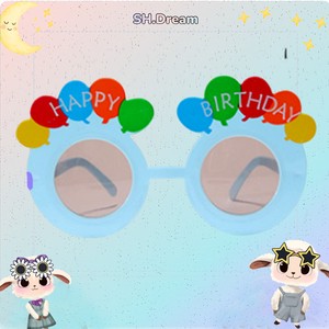 New Design Happy Birthday Party Glasses Photo Props for Kids Adult Birthday Party Favors