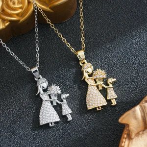 New Modern Mother's Day Commemorative Meaning Necklace with Digital Printing-Festival Gift for Mom