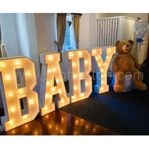 Baby Kids Children Birthday Party Supplies Decorations, Light up Marquee Letters Balloons