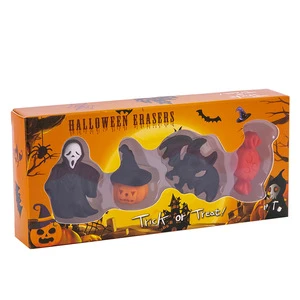 Cross-border New Product Halloween Rubber Combination Set Student Children Halloween Gifts Prizes Gift Rewards