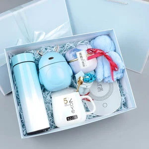 Valentine's Day Gift Ideas 2025 Activities Souvenir Birthday Gift Set Fan Humidifier Umbrella Cup Business Gift Set for Woman