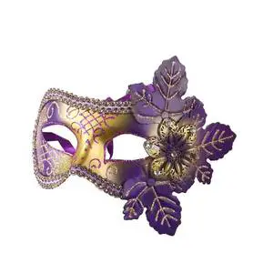 Hot Salt Face Mask Venetian Carnival Gorgeous Masquerade Masks for Party PVC Costume Cosplay Carnival Party Props