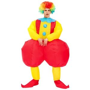 Holiday Funny Halloween Party Inflatable Clown Costume