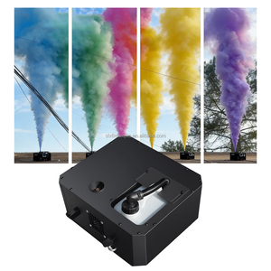 2500W DMX Remote Control UPWORD SPRAY Color Fog Smoke Machine For Gender Reveal Stage Wedding Baby Shower Party