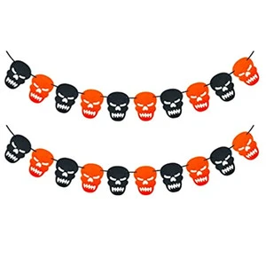 Christmas New Year's Halloween Easter Life Day Decorations Felt Skeleton Flag Party Banners and Clothing Suit & Supplies