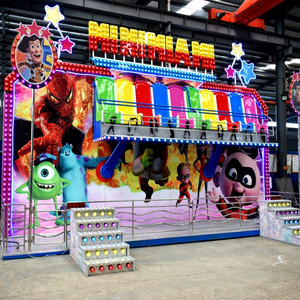 Portable Fairground Carnival Games Kids Amusement Mini Miami Trip Rides For Sale