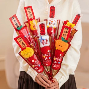 JUXINDA 2026 Year of the Horse New Year's Day Decorations Plush Ornaments and Festive Decorations for the Spring Festival.