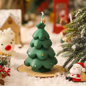 Hot Sale Home Decor Christmas Gifts Cute Christmas Tree Aroma Candle Aromatic Tree Scented Candles