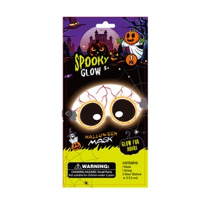Colorful Horror Glow Stick Mask For Halloween Party Graduation New Year Back To School Chinese New Year Decorations Favors