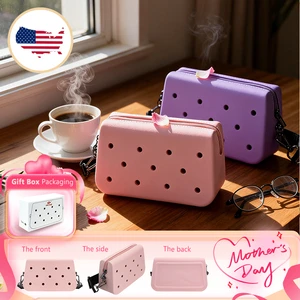 Perfect Mother's Day Gift: Cute Pink EVA Bag Patterned Purse with Detachable Thoughtful Gift for Mom Wife Daily Fashion Use