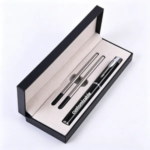 Hot Sale Luxury Metal Gift Pen Set Advertising Pens Ball Point Pen Refill Gift Set Personalized Laser Logo Engraved Print