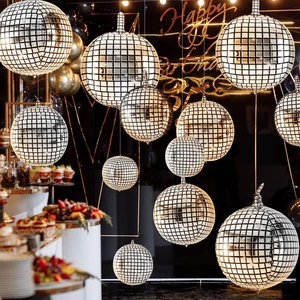 Wholesale 22 Inch Eco-Friendly Disco Metallic 4D Foil Balloons for Birthday Wedding Christmas & New Year Parties Decorations