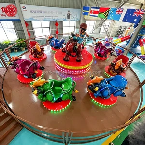 Happy Amusement Park Jumpinging Crazy Bullfight Funfair Amusement Equipment Carnival Rides Spinning Outdoor