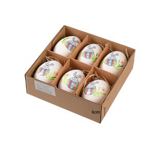 2025 New Design Happy Nature Easter Egg Decorations Child-Friendly Easter Holiday Supplies with Toy Gifts for Hunt Games