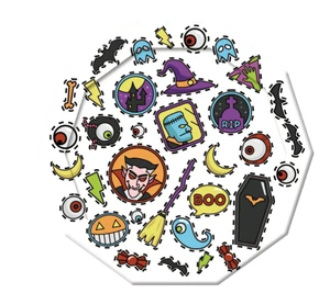 Halloween Set Printed Paper Plate