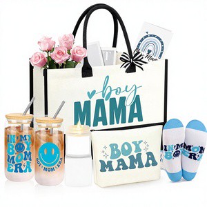 New Mom Gift Set Boy Mom Gifts Set for Mother's Day & Birthday-Set of 7
