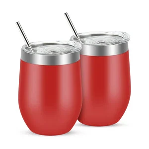 2021 Tiktac 12oz Stainless Steel Coffee Tumbler/Wine Tumbler