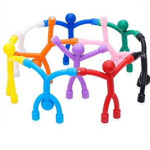 Easter Basket Stuffers Magnetic Travel Toys For Kids Adults-Cute Stick Figure Shape Solid Color Fridge Magnets Sensory Xt Brand